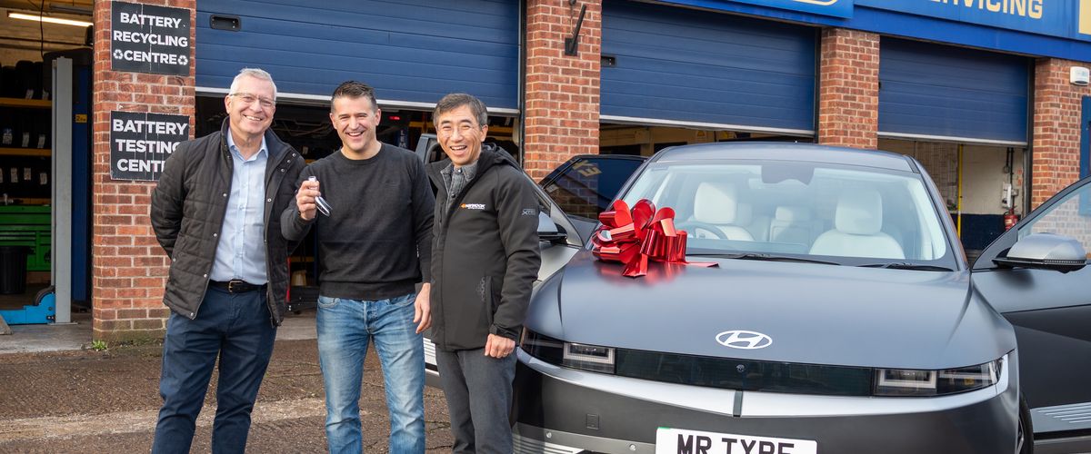 Hankook Tyre UK delivers new car to competition winner 